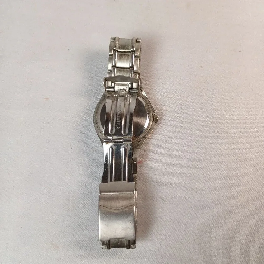 Vintage Reflex Chronograph Sport Men's Watch‎ Stainless Steel Band Working